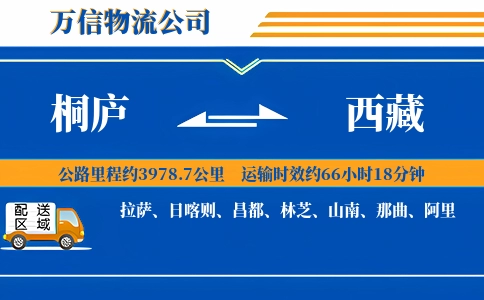 桐庐到西藏物流公司