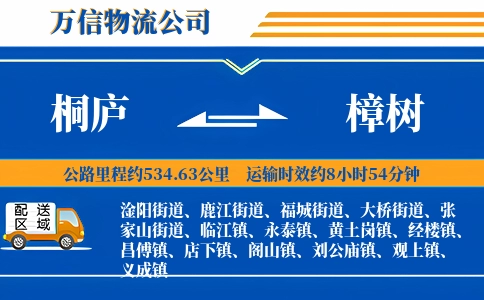桐庐到樟树物流公司